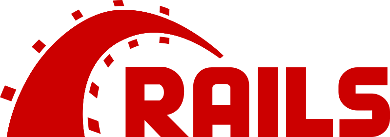 The Ruby on Rails logo.