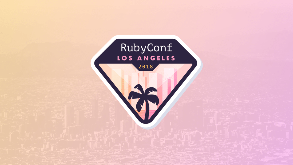 The RubyConf 2018 logo.